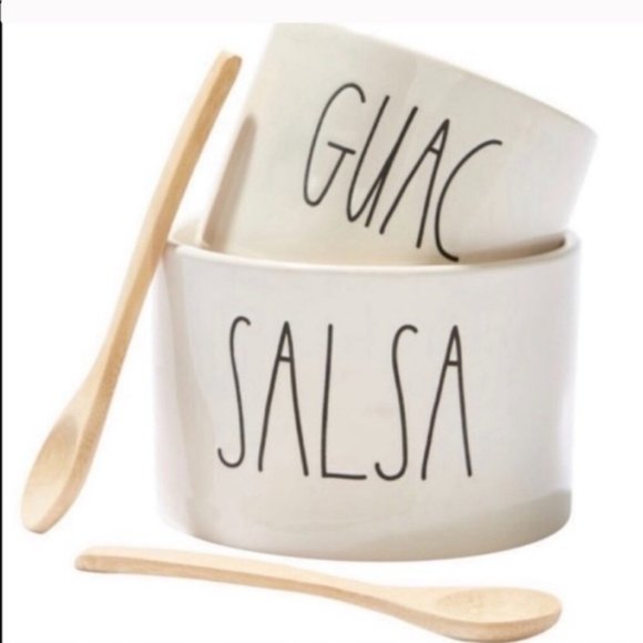 Rae Dunn Other - Rae Dunn “Salsa & Guac” Ceramic Bowls Set. New